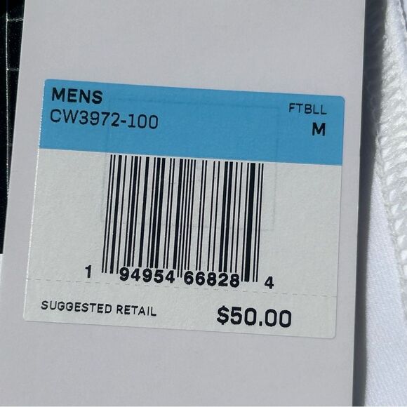 Nike Men's Vapor Untouchable Football Tights Shorts White Size Medium CW3972-100 - Picture 4 of 6